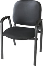Realspace® Stacking Guest Office Chair, Black