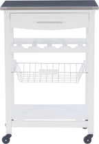 Linon Home Décor Kitchen Cart White