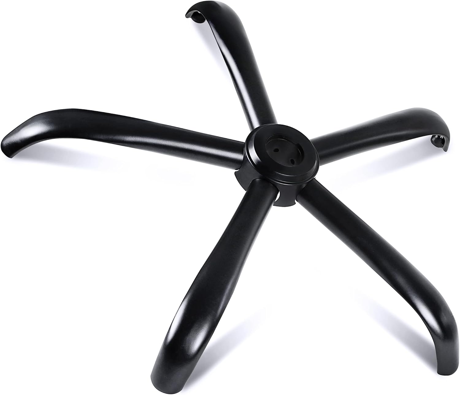 Sytopia Office ChairBaseReplacement, Heavy Duty Office ChairBase 28 Inch, Chair Bottom Part(2200Lbs) Reinforced to Repair Chairs with Universal Caster and Gas Cylinder Size (MatteBlack)