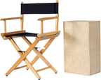 Filmcraft Junior Director's Chair - Kids and Pets - Shortest Professional Director's Chair 15.5" inch seat Height for Set, Stage and Studio