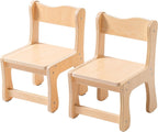 ROBUD Wooden Toddler Chair Wood, Kids Chair Set of 2, Sturdy Kids Chairs for Toddlers for Children Aged 3+, 250 Lbs Capacity Each Count