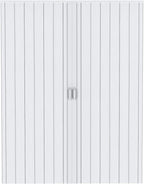 63×80“Concealed Sliding Barn-Style Accordion Door, White Hidden PVC Retractable Interior Partition Door, Enhanced Accordion Doors Set for the Living Room, Study, and Bathroom (Double 63"×80")