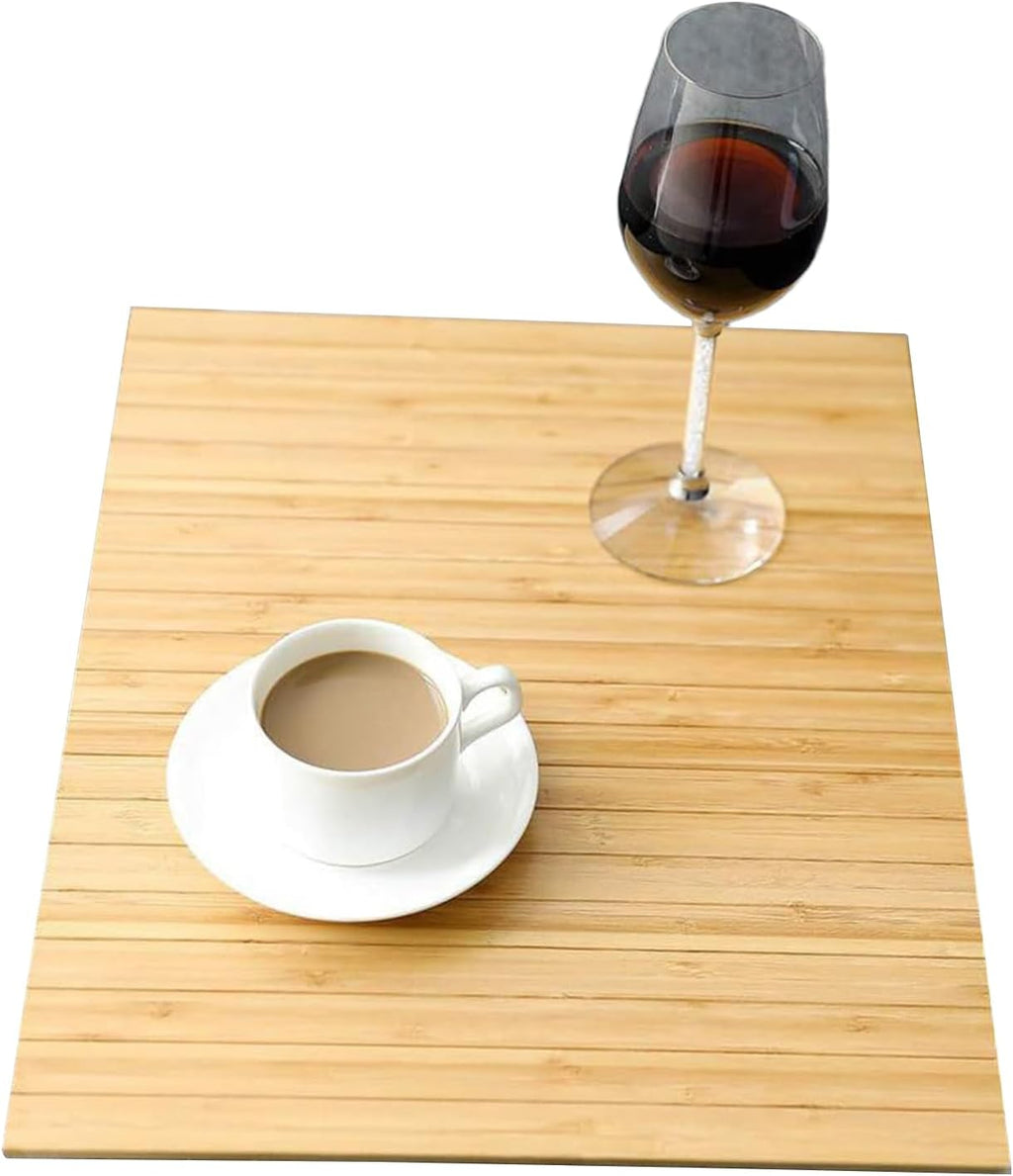 Couch Armrest Table - Wooden Side Arm Table, Folding Sofa Tray, Durable Armrest Desk, Compact Side Tables | Convenient Surfaces Accessory for Coffee Drinks Phones Living Room