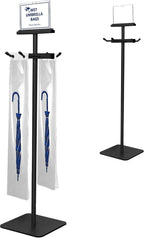 Montex Wet Umbrella Stand with Free 200 Plastic Umbrella Bags and Holder