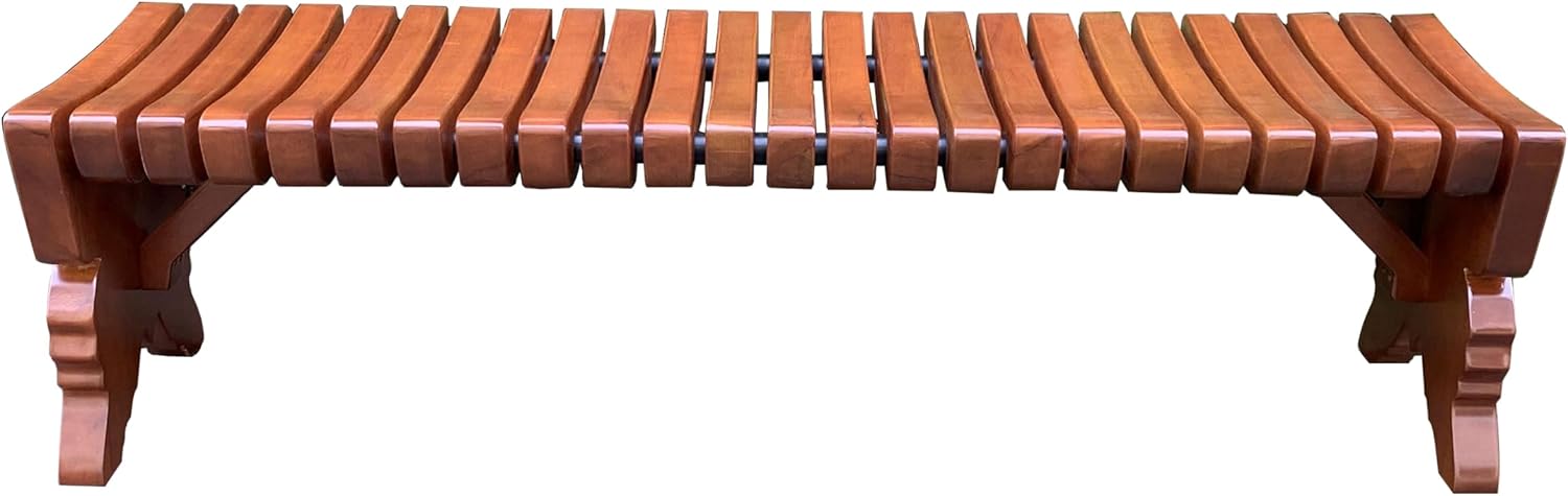 Patio Benches for Outdoors Park Bench, Outdoor, Leisure Public Seat, Square Chair, Garden, Pineapple Grid Garden Benches for Outdoors