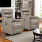 Starlight Canyon Home Linen Recliner Nursery Glider Set of 2 – Luxurious Boucle Chair Pair with Swivel Motion for Ultimate Comfort