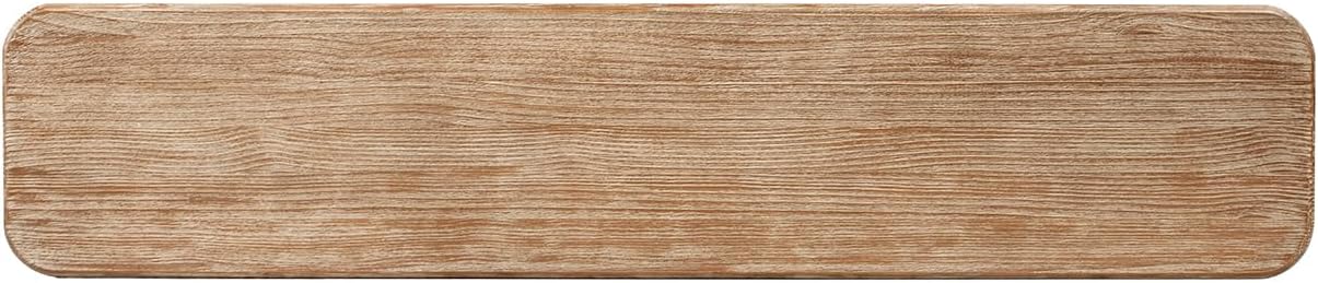 Jennifer Taylor Home Sonoma 72" Reclaimed Pine Split-Pillar Console Table, Rustic Greige Brown Reclaimed Pine Wood