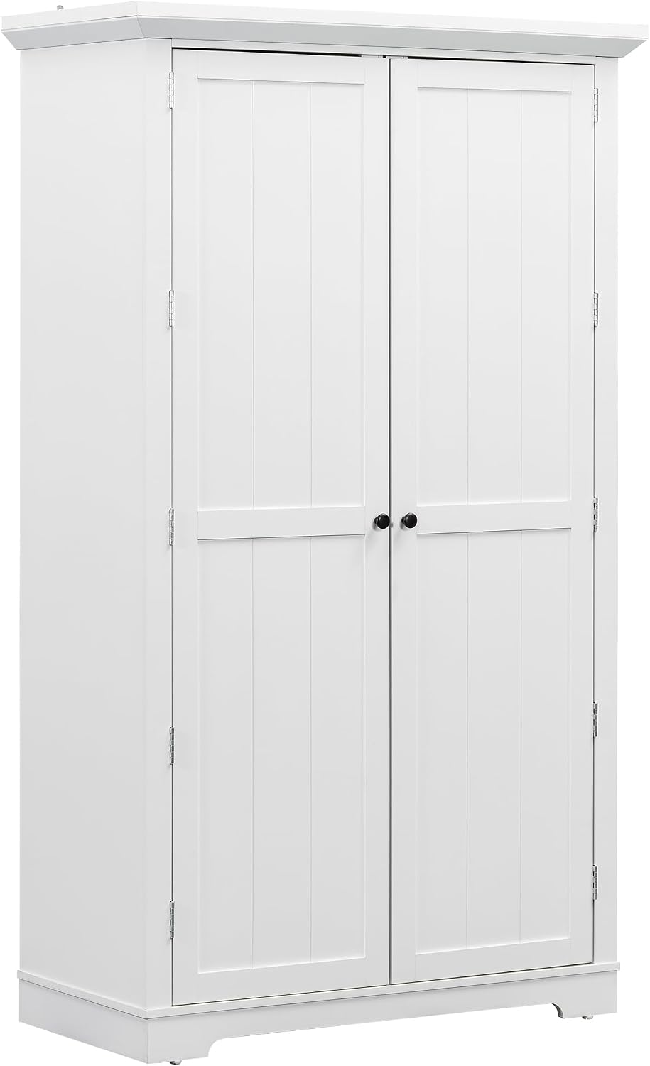roomfitters 72" Kitchen Pantry Organizers and Storage Kitchen Cabinet, Hutch with Door Spice Racks and 6 Drawers, White