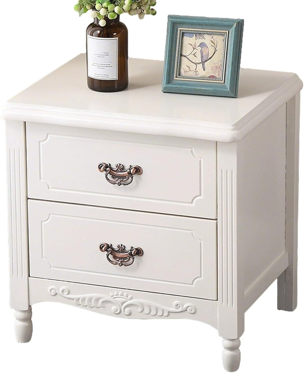 Bed Side Table Modern Mid-Century for Nightstand for Bedroom Or End Table Living Room,(F)