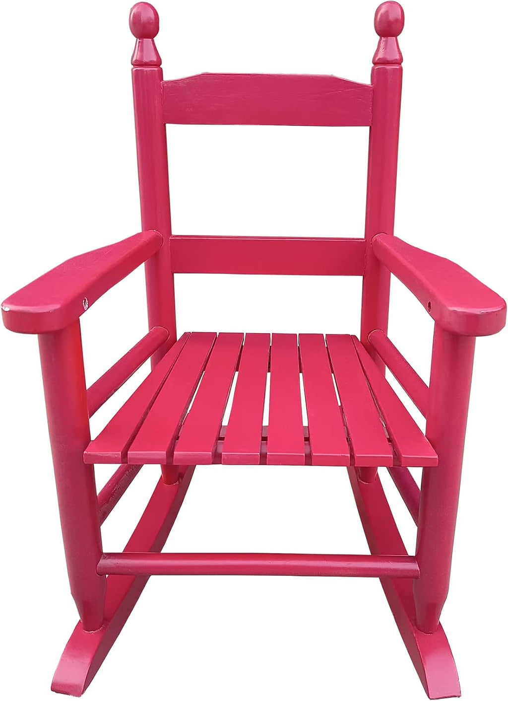 Kids Rocking Chair Light Pink-Indoor/Outdoor Durable Children's Chair with Features, Fun Rocking Design for Boys Girls (Rose Red, 14 * 19 * 23 in)