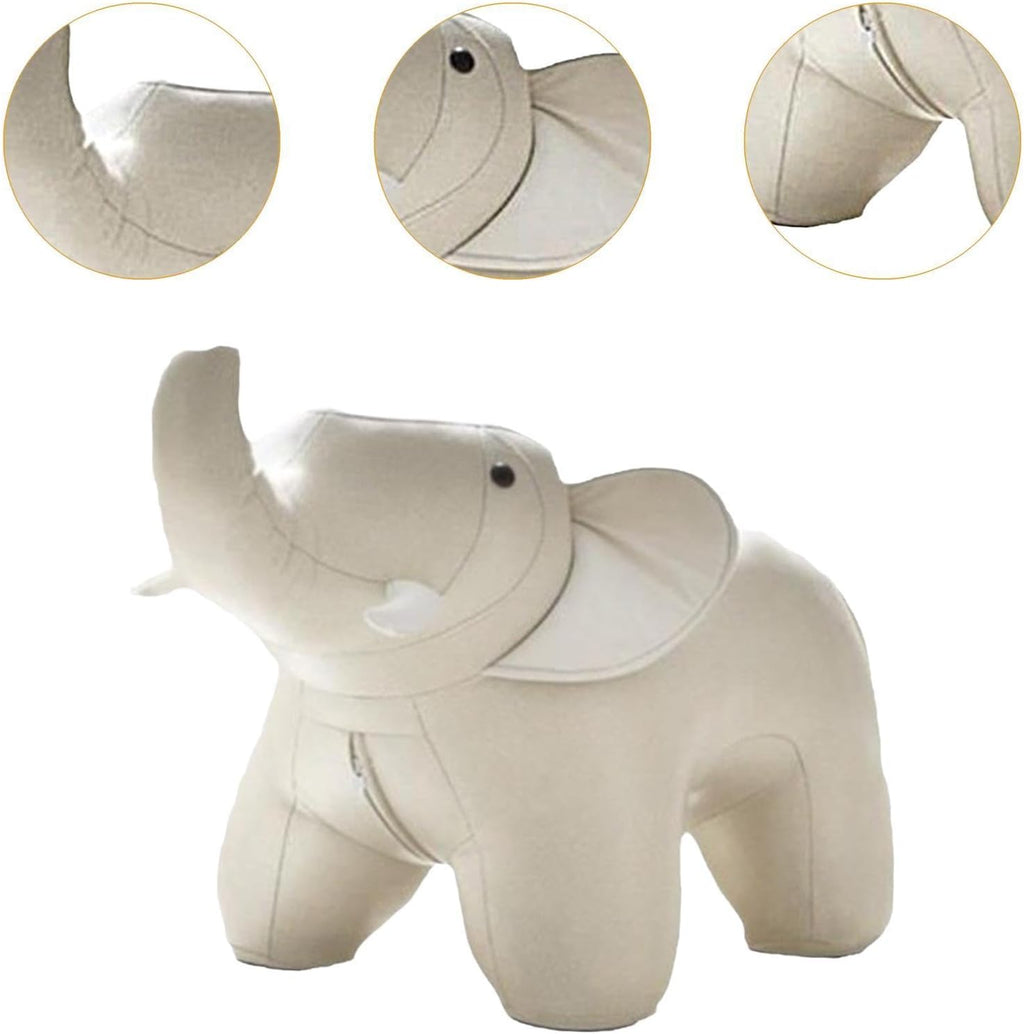 Animal Footstool Elephant Ottoman for Kids for Bedroom Living Room Decor