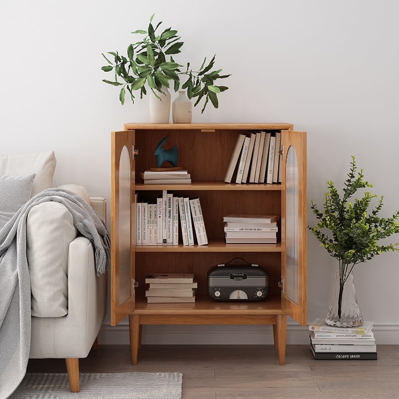 Entryway Cabinet Chinese Style Sideboard Solid Wood Buffet Cabinet Coffee Bar Cabinet is Suitable for Living Room, Dining Room and Entrance Hall Sideboard Storage Cabinet(A)