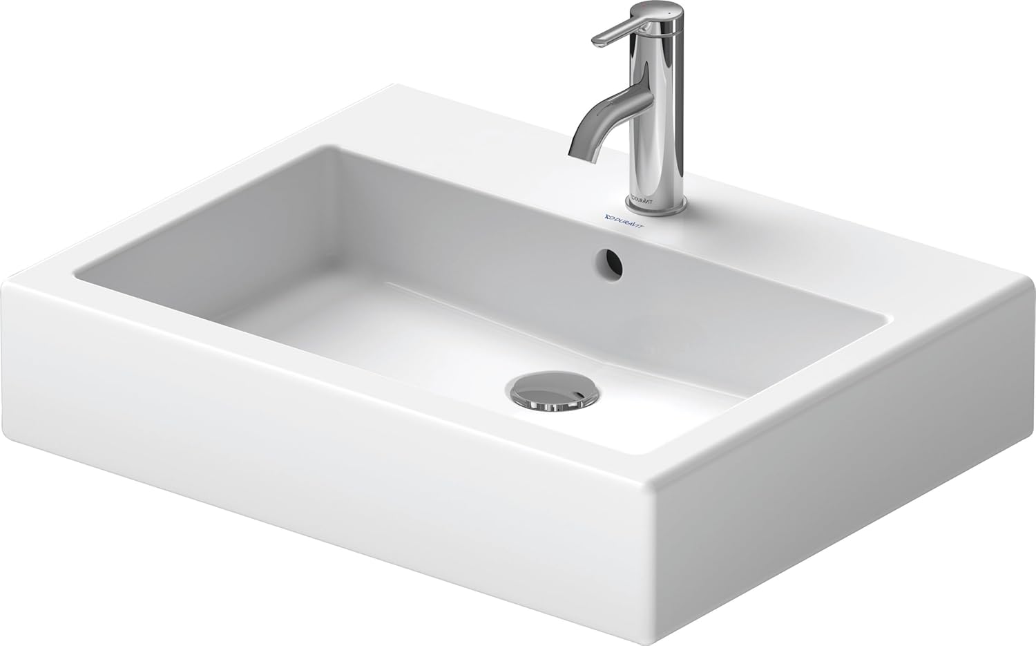 Duravit Vero Wall-Mount Three-Hole Sink White
