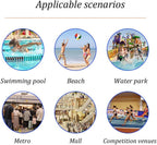 Swimming Pool Stainless Steel Lifeguard Chairs, Pool Deck Lifeguard Chairs with Hole & Hook,Loads 661lbs(304,1.8m)