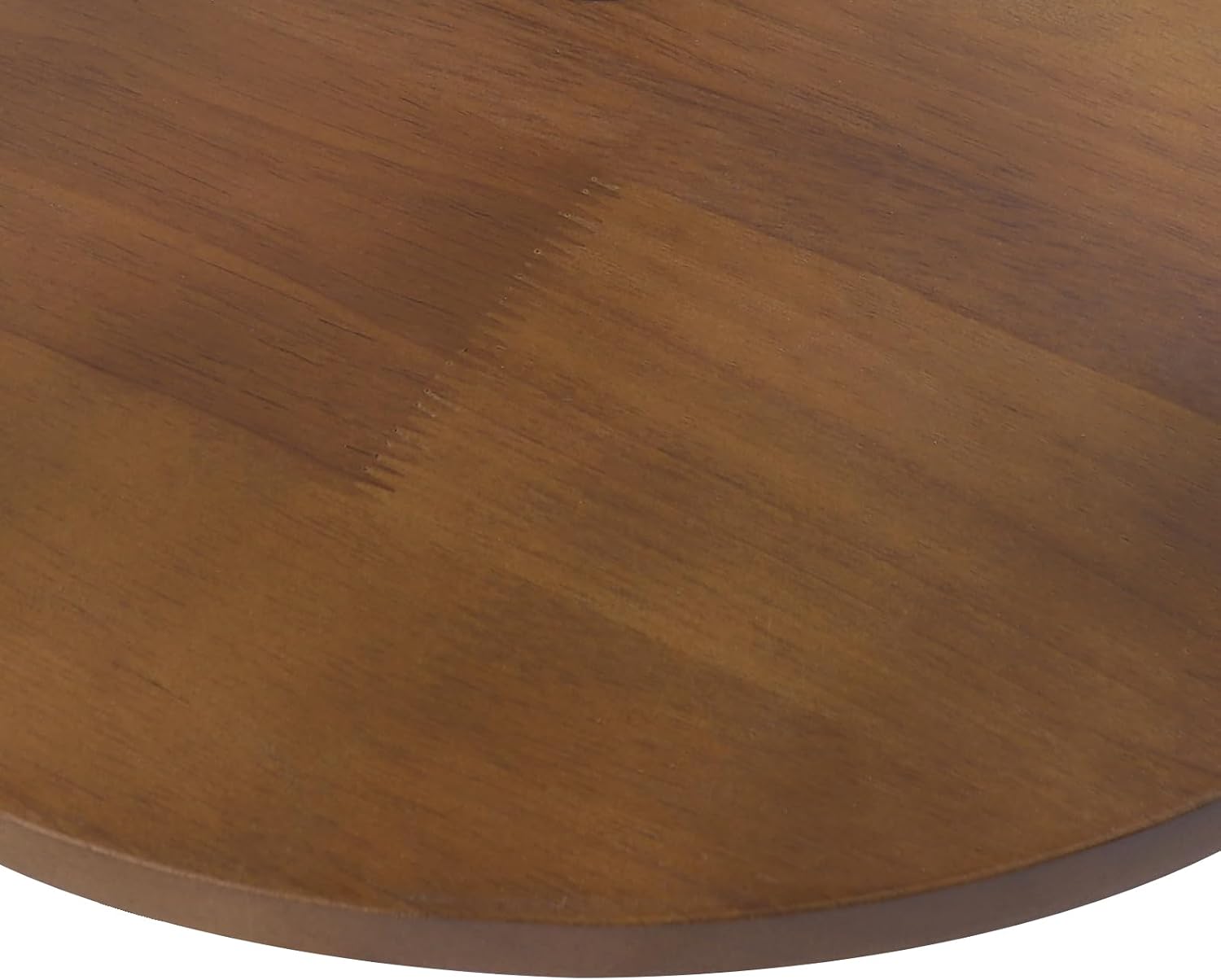 2-Tier Round Side Table - 20in Modern Solid Wood Small Round Table End Table for Small Spaces, Living Room, Bedroom