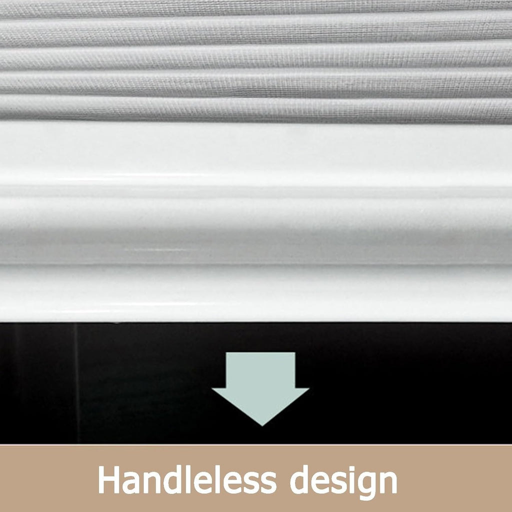 Folded Shutter Cabinet Door Roll Up Doors Waterproof Accordion Tambour for Kitchen, RV, Motorhome, Office, Hotel(50x115 cm)