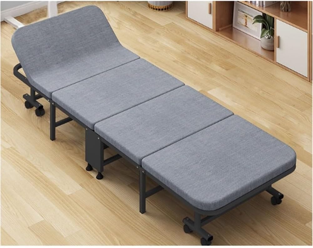 Camping Bed Folding Bed Sponge is an Ideal Choice for Families, Offices, and Travelers Folding Bed(XL)