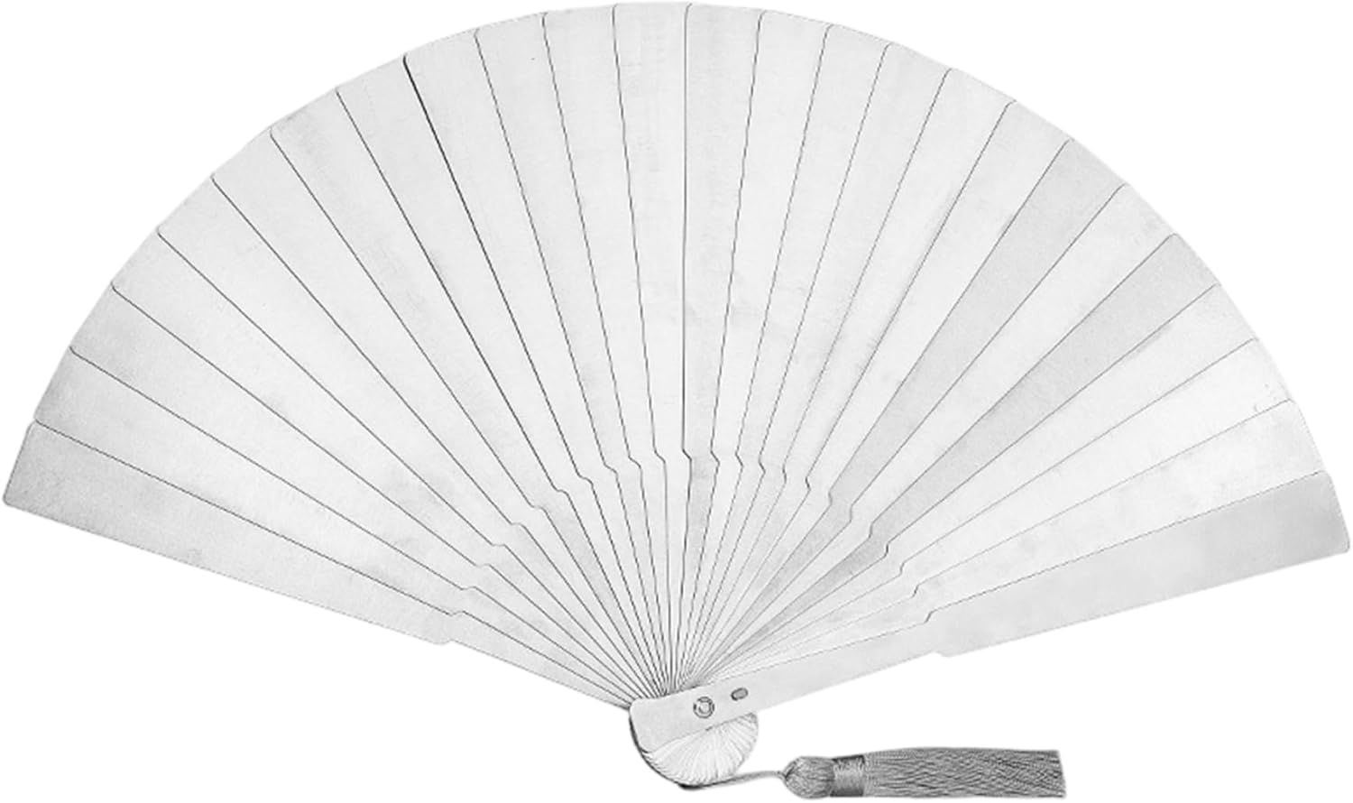 7 Inch Folding Hand Fan, Stainless Steel Chinese Kung Fu Tai Chi Fan, Antique Retractable & Portable Design Folding Fans for Men and Women Performance, Dance, Decorations, Festival