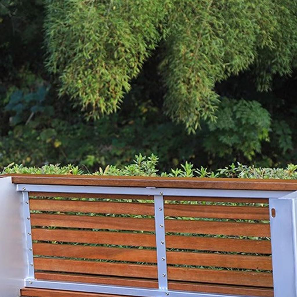 Patio Benches for Outdoors Outdoor Backrest Bench Leisure Double Square Community Open-air Public Seat Garden Benches for Outdoors