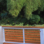Patio Benches for Outdoors Outdoor Backrest Bench Leisure Double Square Community Open-air Public Seat Garden Benches for Outdoors