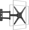 FORGING MOUNT Full Motion TV Wall Mount for 17-50 inch TVs up to 66 lbs,Rotating TV Wall Mount with Articulating Arms, Extension, Tilt, Swivel, Max VESA 300x300mm