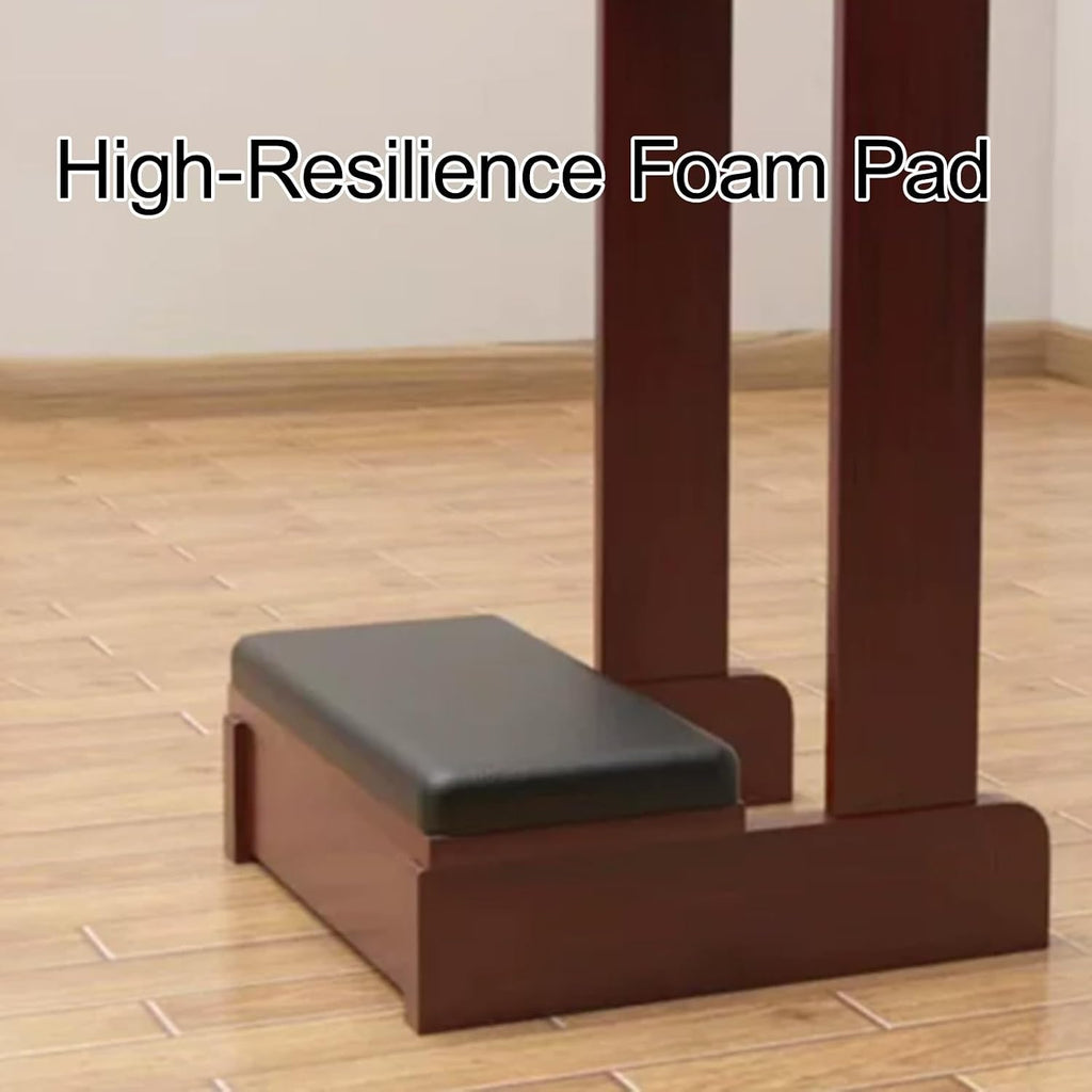 Prayer Kneeler with Sturdy Material, Easy to Clean, Prayer Bench High Resilience Sponge Pad, with Storage Drawer, for Home Church(Brown)