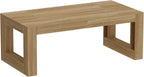 Dinner Table for 6-8 People, Kitchen and Dining Room Furniture, 78.7" Conference Desk Table with Sturdy Pedestal Base, Large Rectangular Tables for Kitchen, Dining Room, Natural