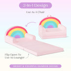 Delta Children Rainbow Flipout Figural Chair