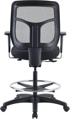 Eurotech Seating Apollo Drafting Stool, Black