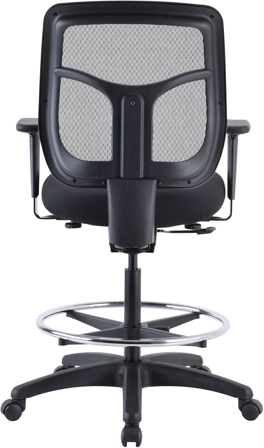 Eurotech Seating Apollo Drafting Stool, Black