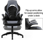 STAPLES Emerge Vortex Gaming Chair, Ergonomic, Adjustable Height, Swivel, Black