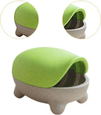 Turtle Storage Stool, Cute Creative, Multipurpose Storage Ottoman Girls Gifts, Green