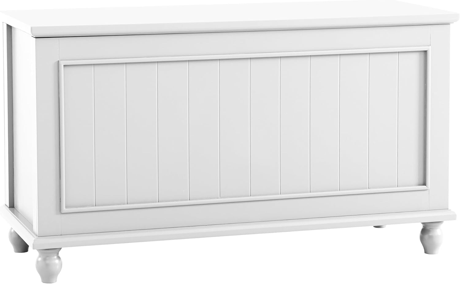 Scurrty Antique Style Storage Bench for End of Bed,Heavy Duty Long Ottoman Bench, Lift Top Storage Chest, Bench for Bedroom, Living Room Entryway (White)