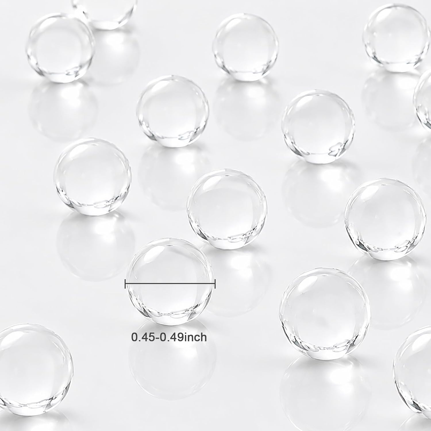 160,000 Pieces Clear Vase Filler Beads,Christmas Decoration, Wedding Centerpiece, Floating Candles, Floral Decoration
