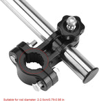 Adjustable Umbrella Stand 360 Rotatable Umbrella Holder for Wheelchair with Thickened Stainless Steel Pipe Up Down Telescopic Adjustment (Black)