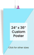 EzPosterPrints - Custom Poster Print - Upload Your Image/Photo - Personalized Photo Prints, Create Your Own Poster - Print Any Photos, Images - 24 X 36 inches