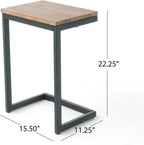Medium Accent Table Compact Design Side Table with Easy Assembly and Durable Construction