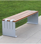 Patio Benches for Outdoors Leisure Chair Double Stool Backrest Bench Community Outdoor Garden Benches for Outdoors