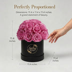 24 Preserved Roses in Luxury Box, Romantic Forever Flowers Gift for Her, Birthday Gifts for Women, Anniversary, Mothers Day & Graduation Gifts for Mom, Wife, Girlfriend (Pink)