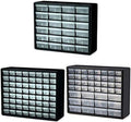 Akro-Mils 10124 24 Drawer Plastic Parts Storage Hardware and Craft Cabinet, 20-Inch x 16-Inch x 6.5-Inch, Black