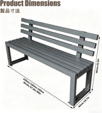 Garden Benches for Outdoors, Patio Benches for Outdoors, Accommodates 2–3 People; Weather-Resistant and Windproof; Suitable for Parks, Courtyards, and Porches.(Pink,100 * 40 * 80CM)