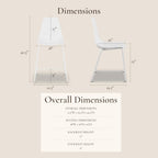 Poly & BARK Isla Bar Stools Set of 3 – Counter Height Bar Stool for Kitchen – Set of Counter Stools – Indoor/Outdoor Barstools – Modern Kitchen Bar Stools - White