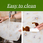Floral Print Drawer Liners Waterproof Oil Resistant Shelf Mats for Kitchen Cabinets and Closets Cuttable Anti Slip Mats Suitable for Home Organization and Protective Storage Use