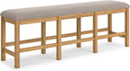 Signature Design by Ashley Havonplane 72" Counter Height Dining Bench, Brown