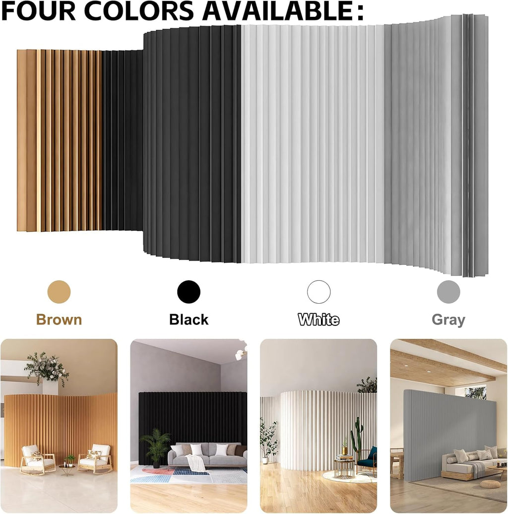 Paper Room Divider,Folding Privacy Screens,Enterprise Office Room Divider Paper,Indoor Folding Portable Partition Screen, for Home/Office/Clothing Store/Enterprise