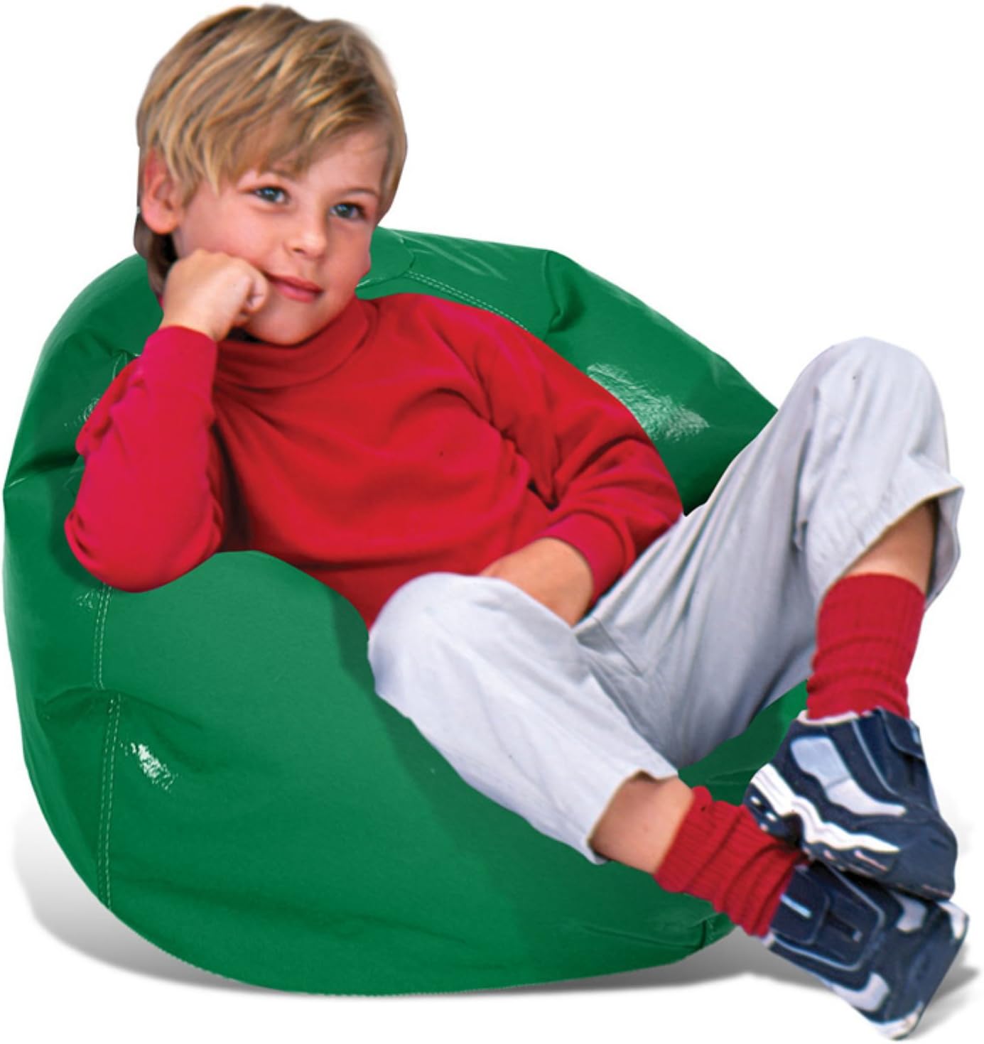 American Furniture Alliance Wetlook Bean Bag Jr Child, Green