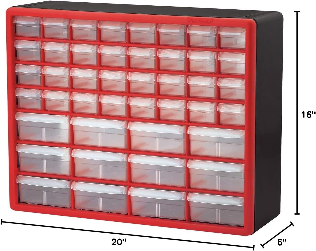 Akro-Mils 64 & 44 Drawer Plastic Parts Storage Cabinets Bundle