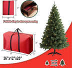 Small Christmas Tree Storage Bag Heavy Duty 3FT/4FT/5FT Christmas Tree Bag for Detachable Christmas Tree 600D Oxford Waterproof Dusty-Proof with 2 Reinforced Handle,Large Zipper Opening