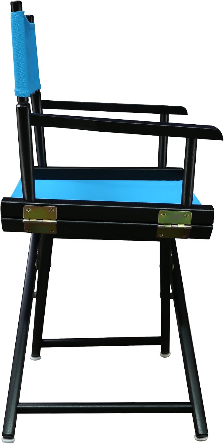 Casual Home 200-02/021-27 Director Chair 18" - Classic Height BlackFrame/Turquoise Canvas