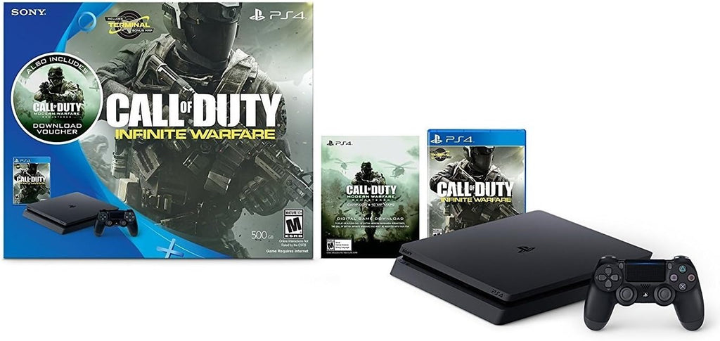 PlayStation 4 Slim 500GB Console - Call of Duty: Infinite Warfare Bundle [Discontinued] (Renewed)